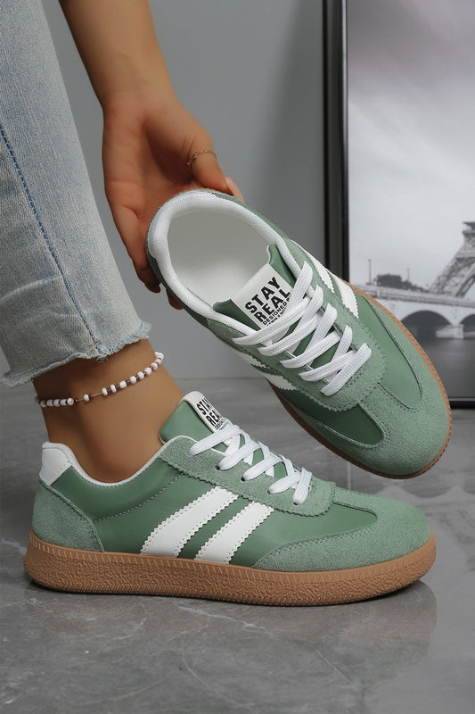 Threaded Pear Goldie Leather Lace Up Shoes