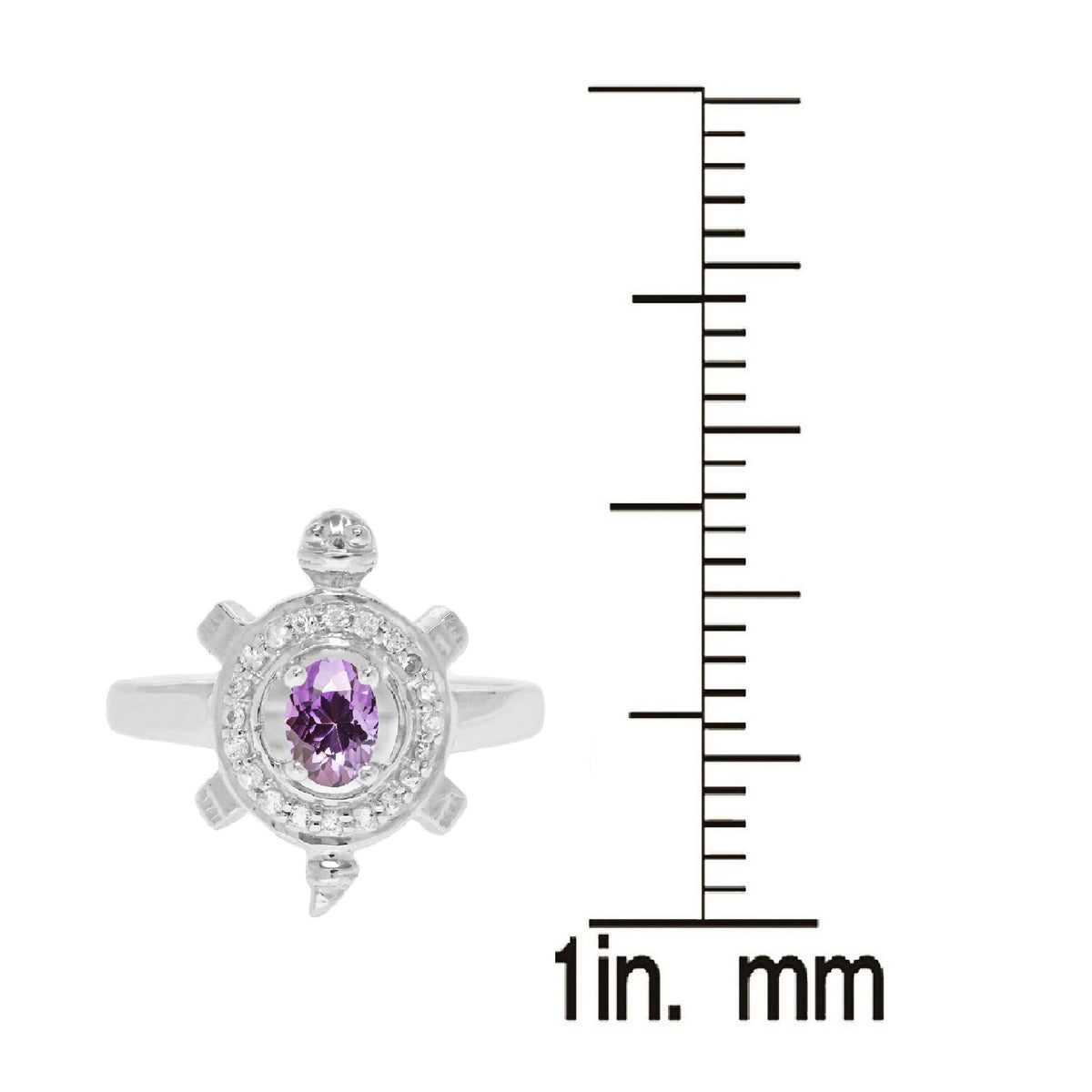 Purple White-