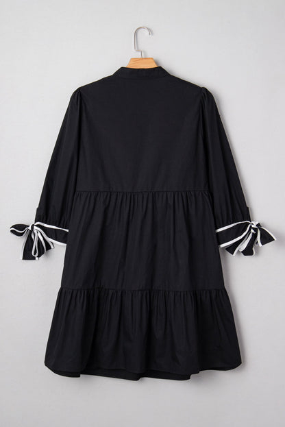Threaded Pear Dorothy Knot Cuffs Mini PLUS Dress