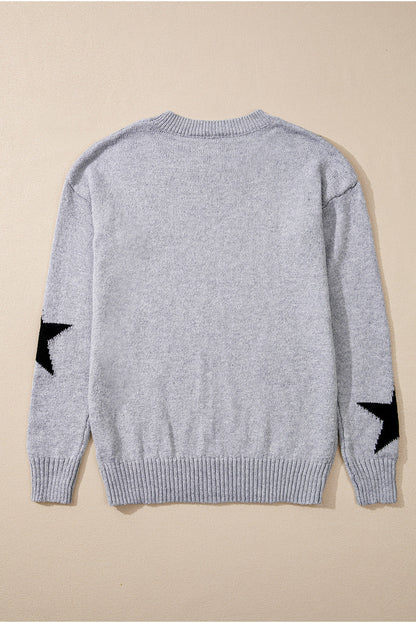 Threaded Pear Alani Star Pattern Sweater