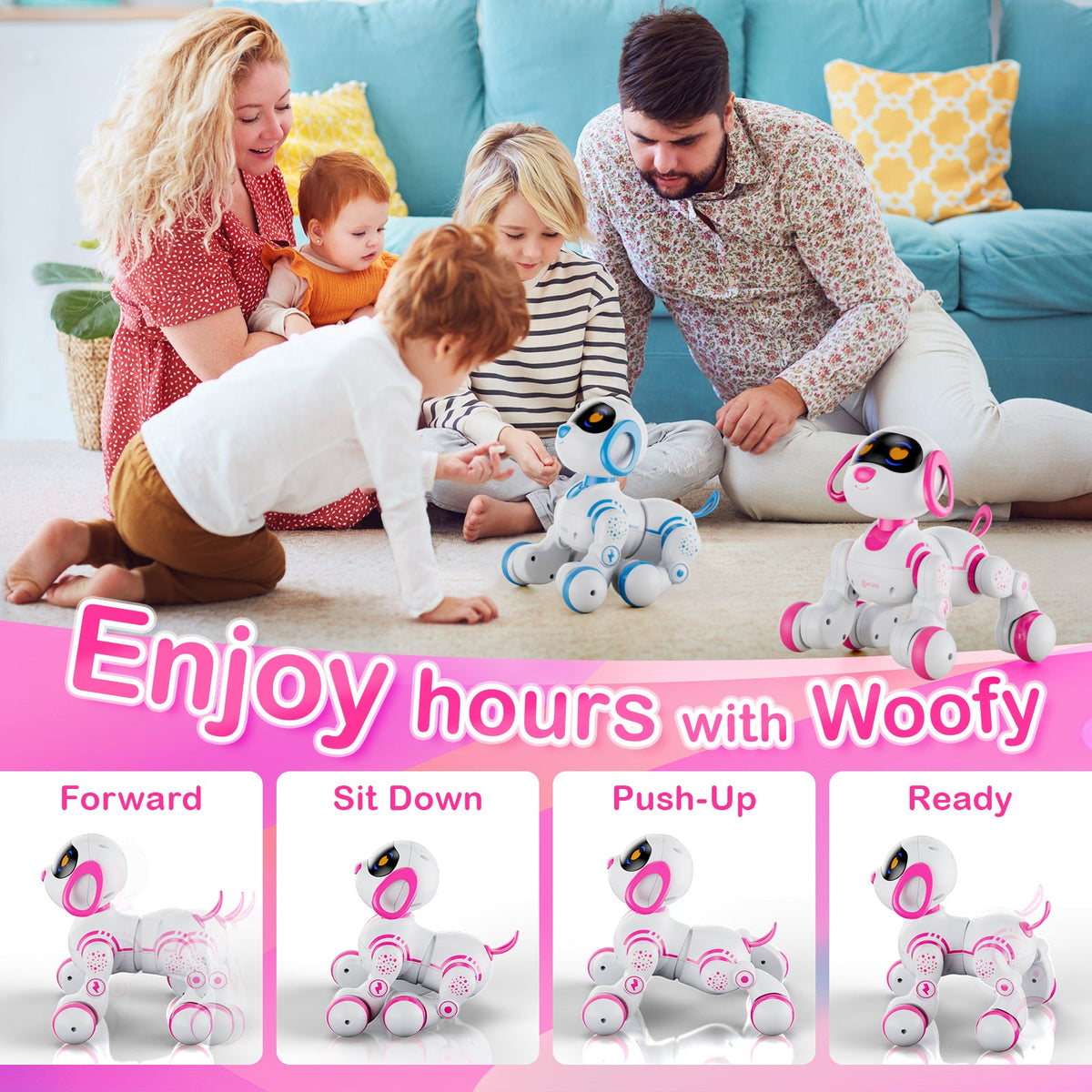 Contixo R3 Interactive Smart Robot Pet Dog Toy With Remote Control