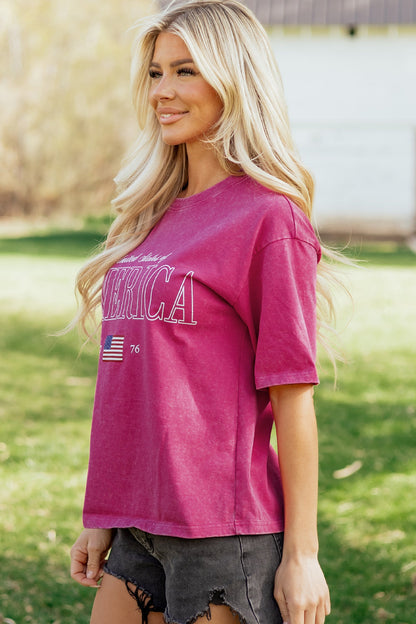 Threaded Pear Emmy Mineral Wash Cotton Tee