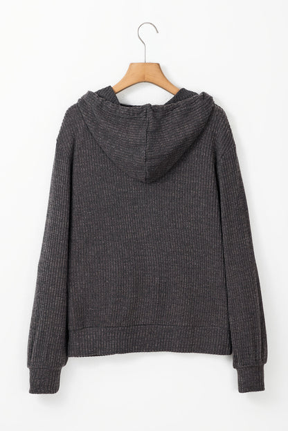 Threaded Pear Eleanor Up Front Drawstring Hoodie