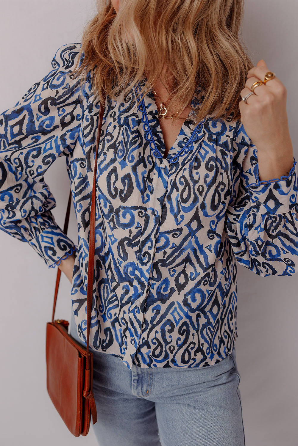 Threaded Pear Camryn Long Sleeve Shirt Long Sleeve Top