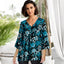 Black and Turquoise
