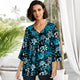 Black and Turquoise