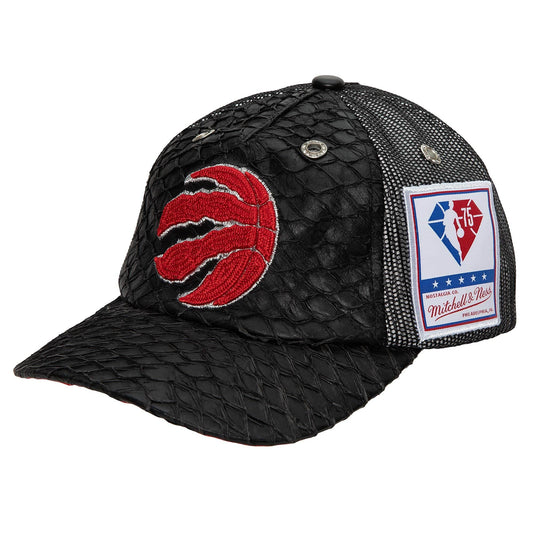 Mitchell & Ness Men's NBA 75Th Platinum Lux Trucker Raptors Hats