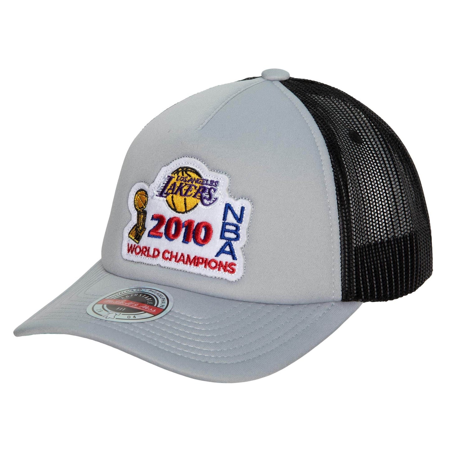 Men's Mitchell & Ness NBA Championship Trucker Lakers - Light Grey