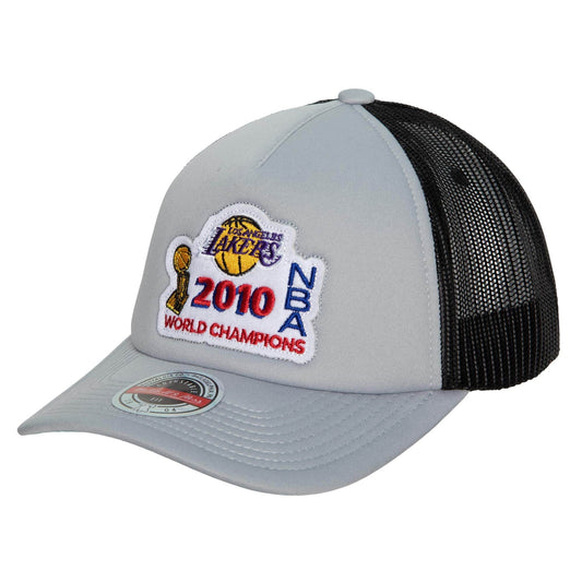 Men's Mitchell & Ness NBA Championship Trucker Lakers - Light Grey