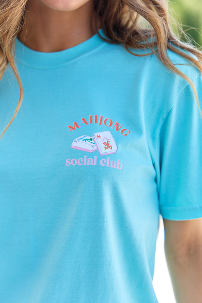 Mahjong Tiles Mint Graphic Tee