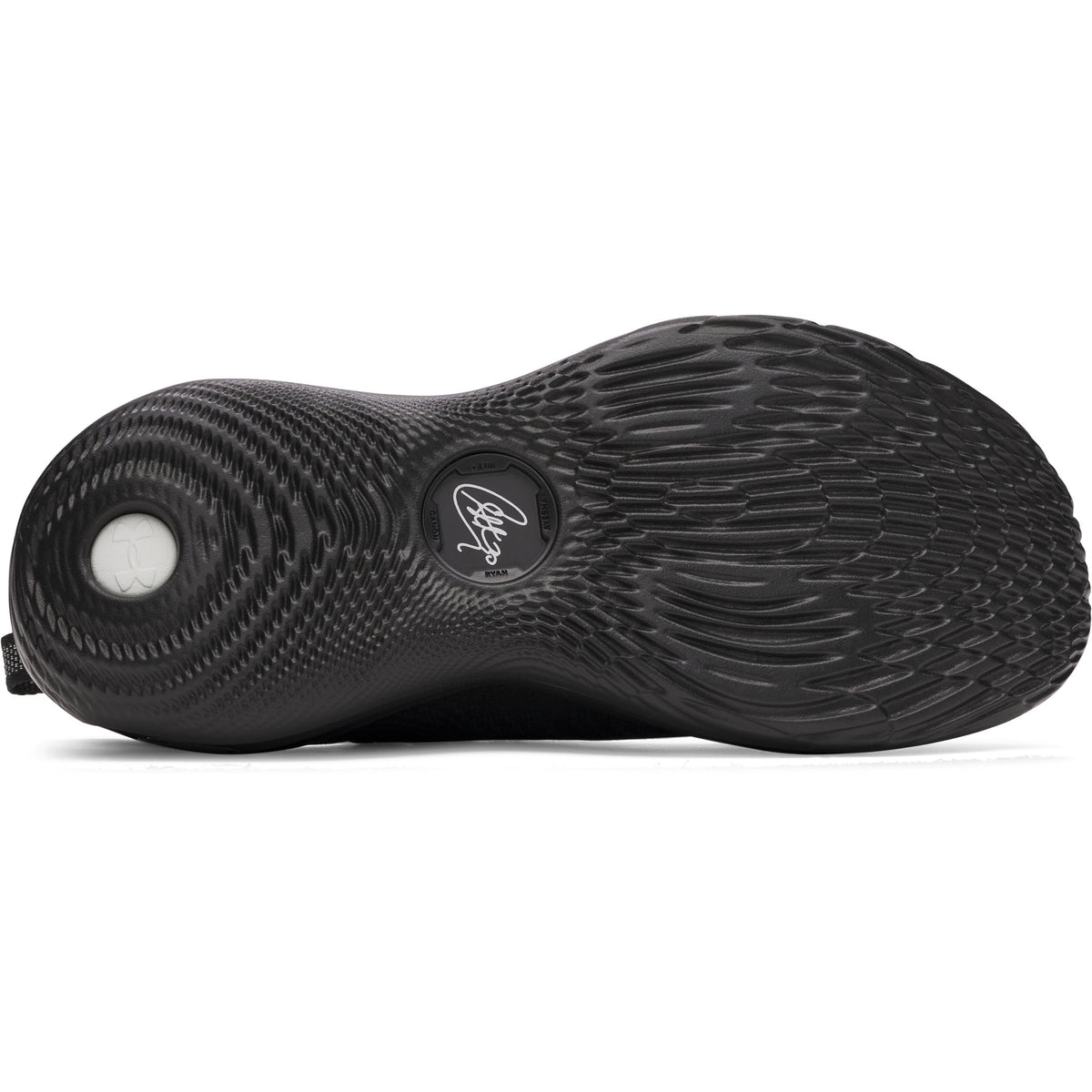 Under Armour Mens Curry Flow 12 TB - Black/Halo Grey/White