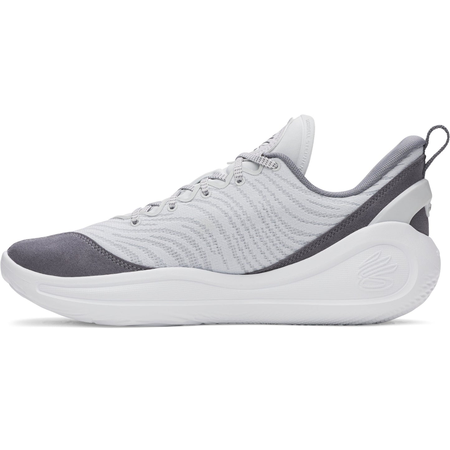 Under Armour Mens Curry Flow 12 TB - Halo Grey/Titan Grey/White