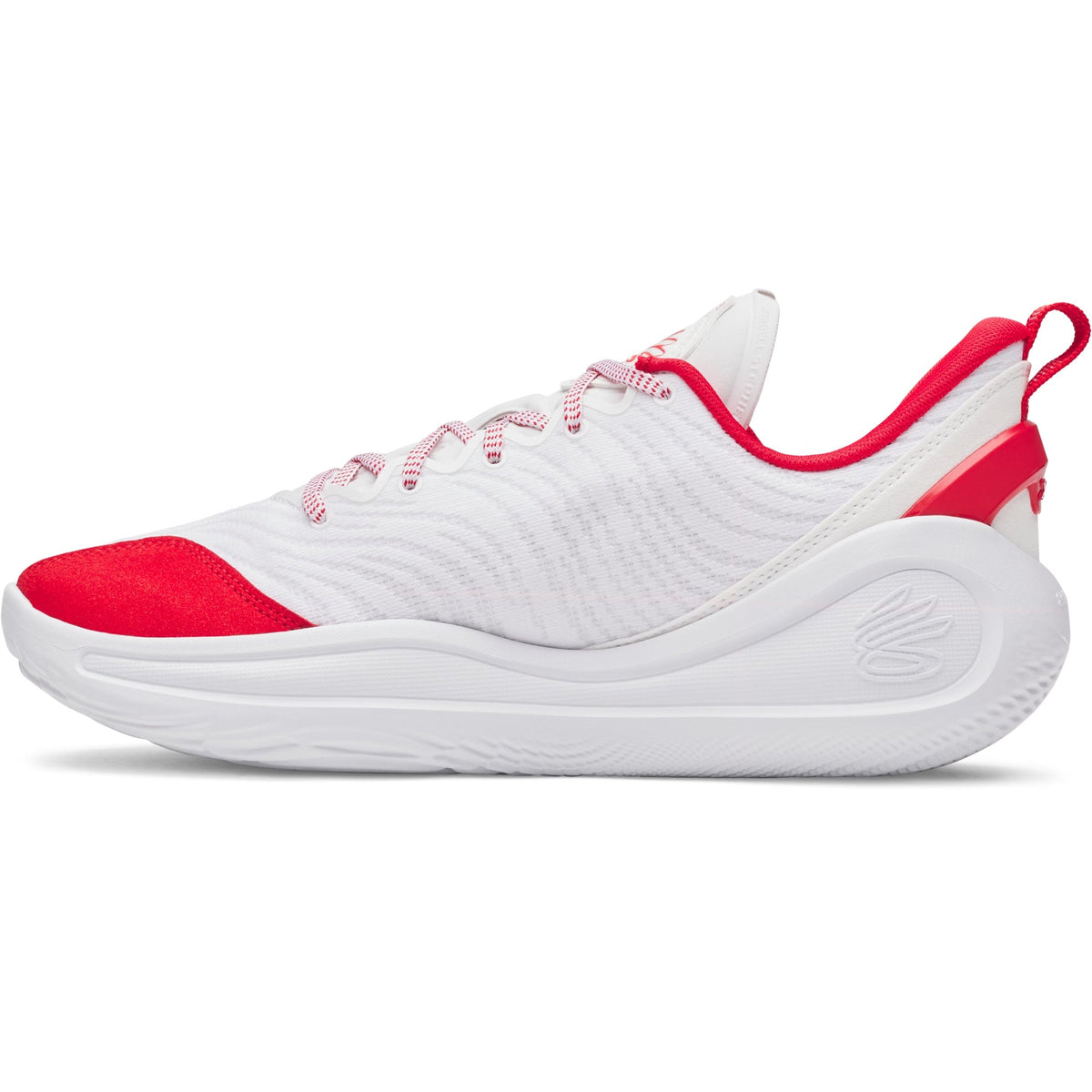Under Armour Mens Curry Flow 12 TB - White/Red