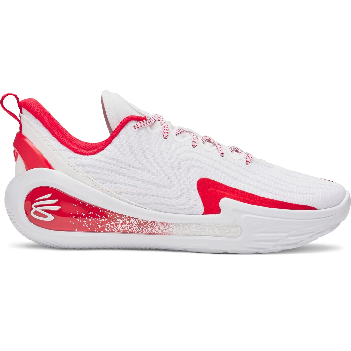 Under Armour Mens Curry Flow 12 TB - White/Red