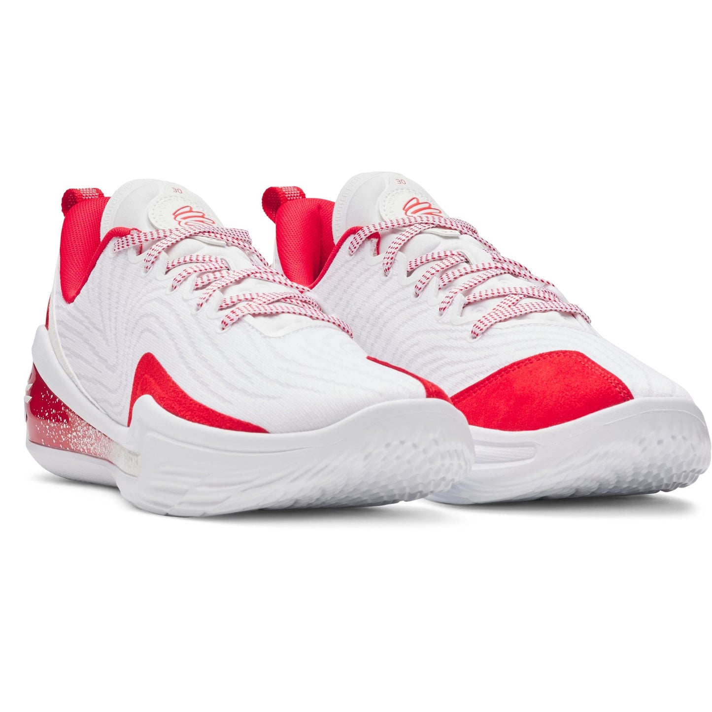 Under Armour Mens Curry Flow 12 TB - White/Red