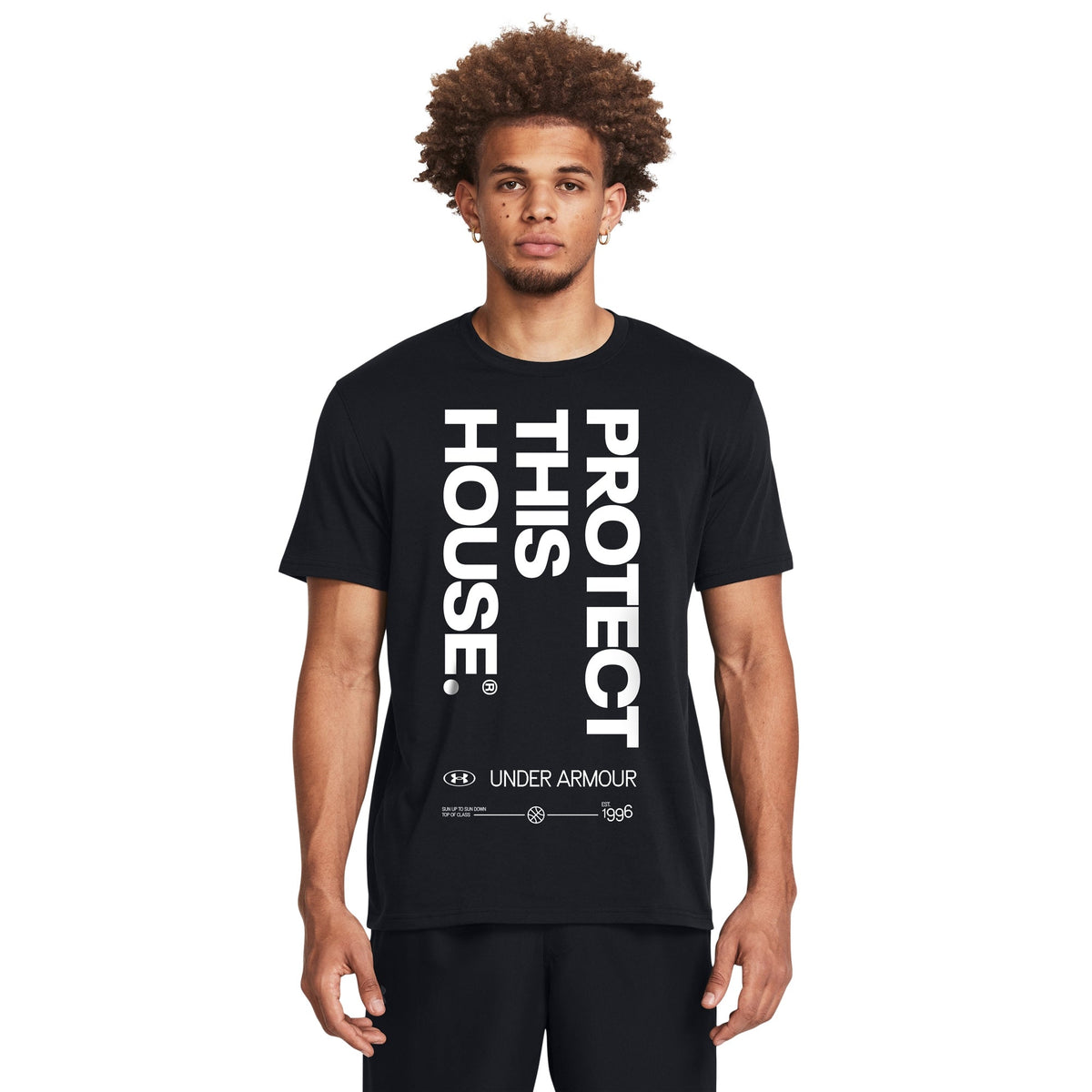 Under Armour Men's PTH Heavyweight Short Sleeve T-Shirt - Black