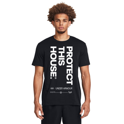 Under Armour Men's PTH Heavyweight Short Sleeve T-Shirt - Black