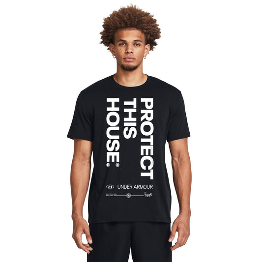 Under Armour Men's PTH Heavyweight Short Sleeve T-Shirt - Black