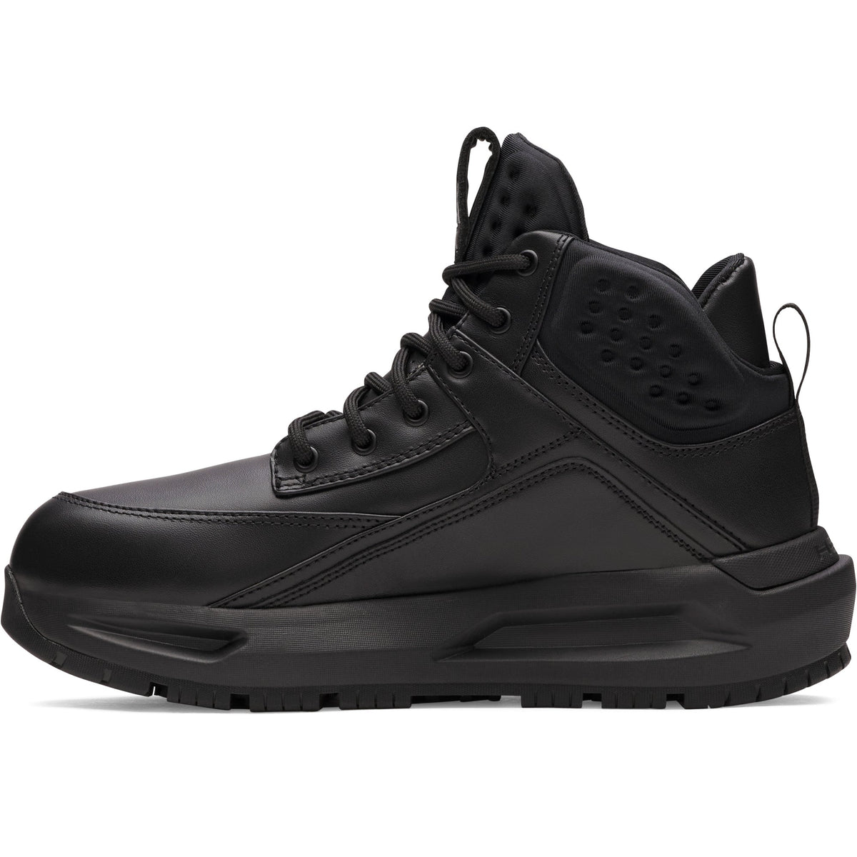 Under Armour Mens 695 Leather Boots - Black/Black/Black