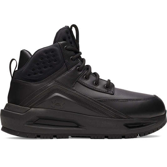 Under Armour Mens 695 Leather Boots - Black/Black/Black