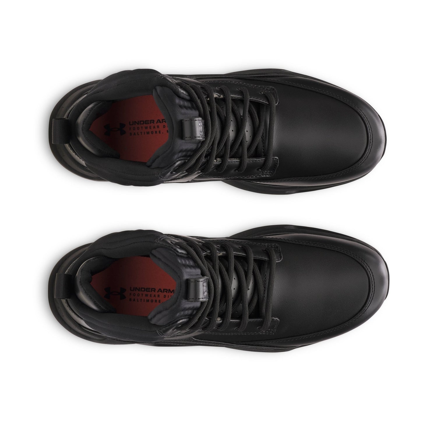 Under Armour Mens 695 Leather Boots - Black/Black/Black