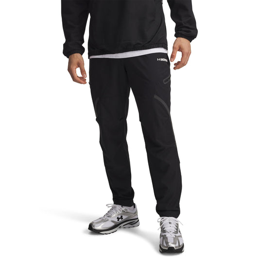 Under Armour Men's Unstoppable Woven Cargo Pants - Black/White