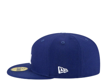 New Era 59Fifty Men Los Angeles Dodgers Icy 1980 ASG Side Patch Fitted Hat Royal/Baby Blue