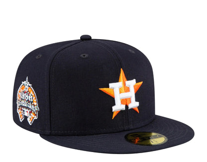 New Era 59Fifty Men Houston Astros Icy 1986 ASG Side Patch Fitted Hat Grey/Baby Blue