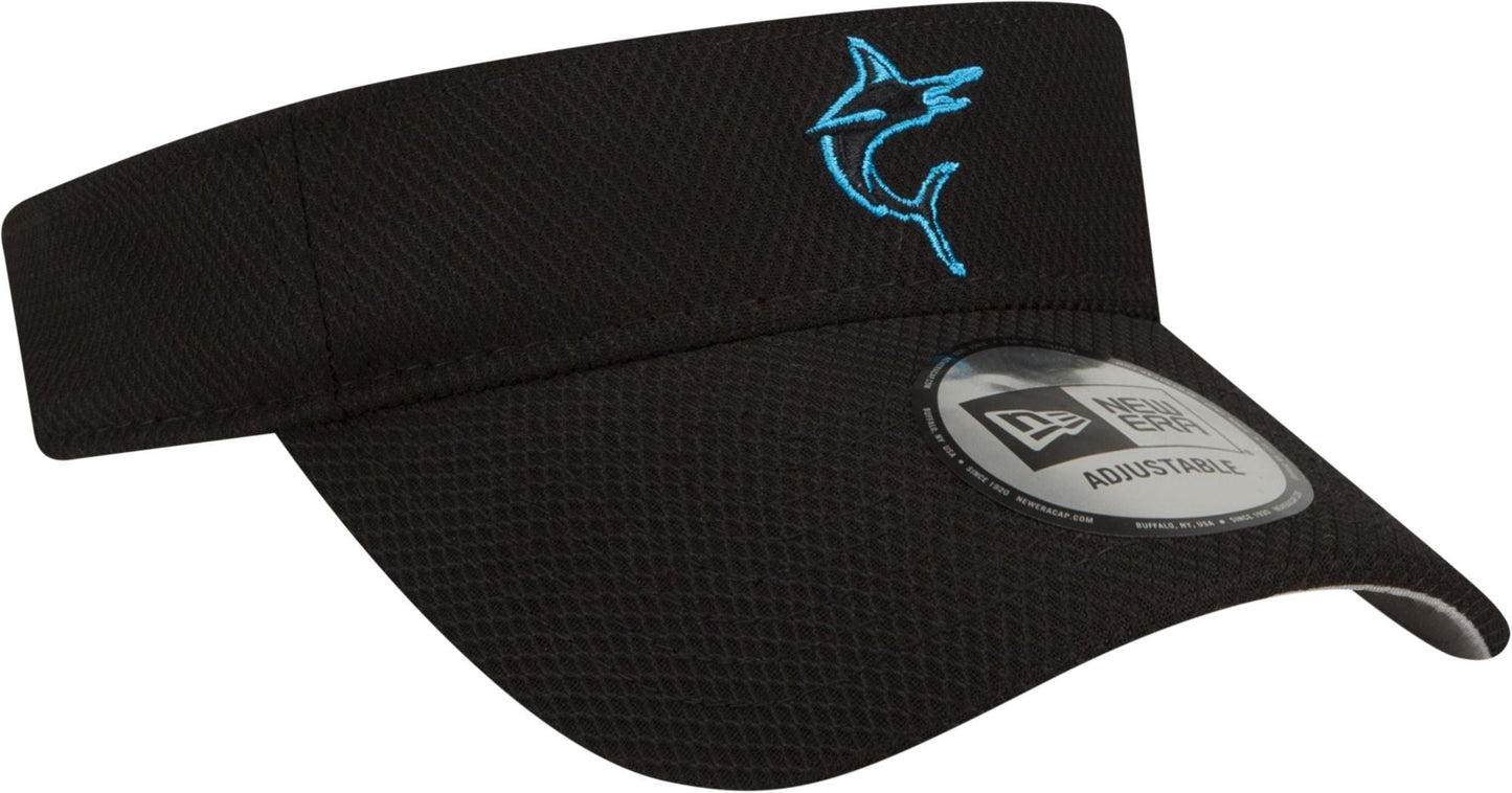 Men's New Era MLB Miami Marlins Batting Practice Visor Hook & Loop