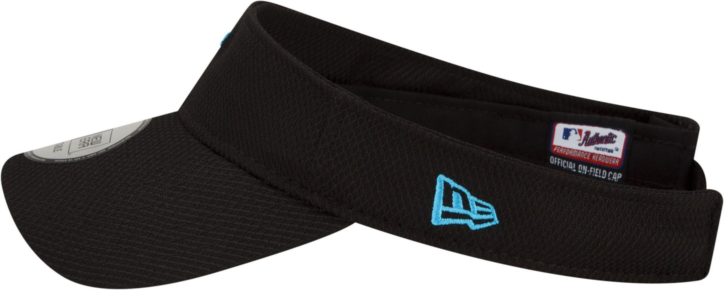 Men's New Era MLB Miami Marlins Batting Practice Visor Hook & Loop