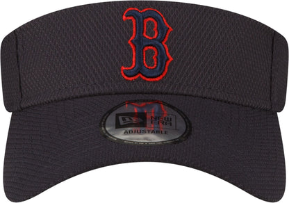 New Era Men's MLB Boston Red Sox Batting Practice Visor Hook & Loop Hats