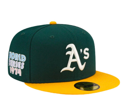 New Era Oakland Athletics Pop Sweat 59FIFTY Men's Fitted Hat — Green/Purple