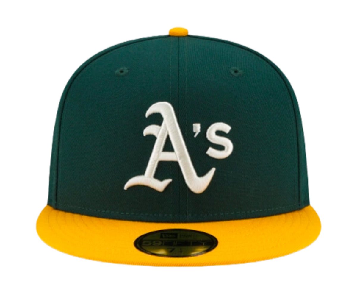 New Era Oakland Athletics Pop Sweat 59FIFTY Men's Fitted Hat — Green/Purple