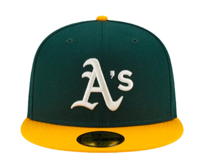 New Era Oakland Athletics Pop Sweat 59FIFTY Men's Fitted Hat — Green/Purple
