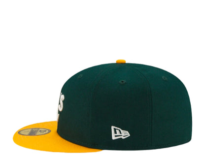 New Era Oakland Athletics Pop Sweat 59FIFTY Men's Fitted Hat — Green/Purple