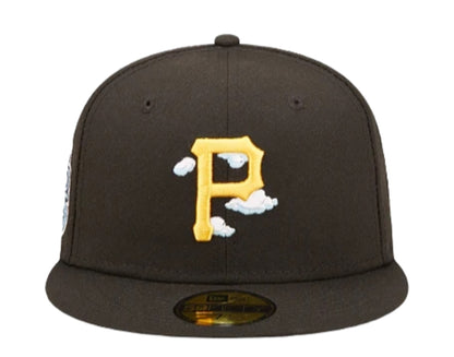 New Era Pittsburgh Pirates Comic 59FIFTY Men's Fitted Hat — Cloud/Black