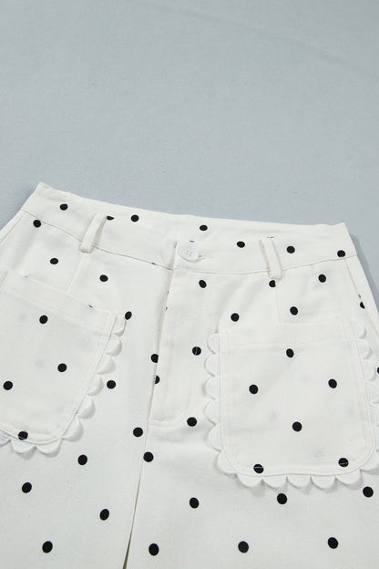 Threaded Pear Whitley Patch Cotton Shift Pants
