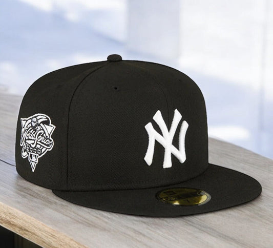 Men's New Era MLB Ny Yankees 5950 Fitted Side Patch 2000 World Series