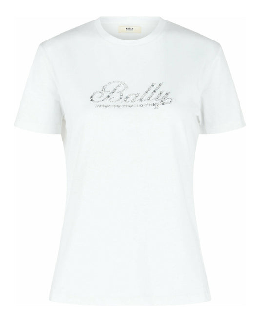 Bally Crystal Logo T-Shirt