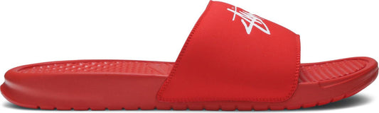 Nike Men's Benassi 'Stussy Habanero Red' Sneakers