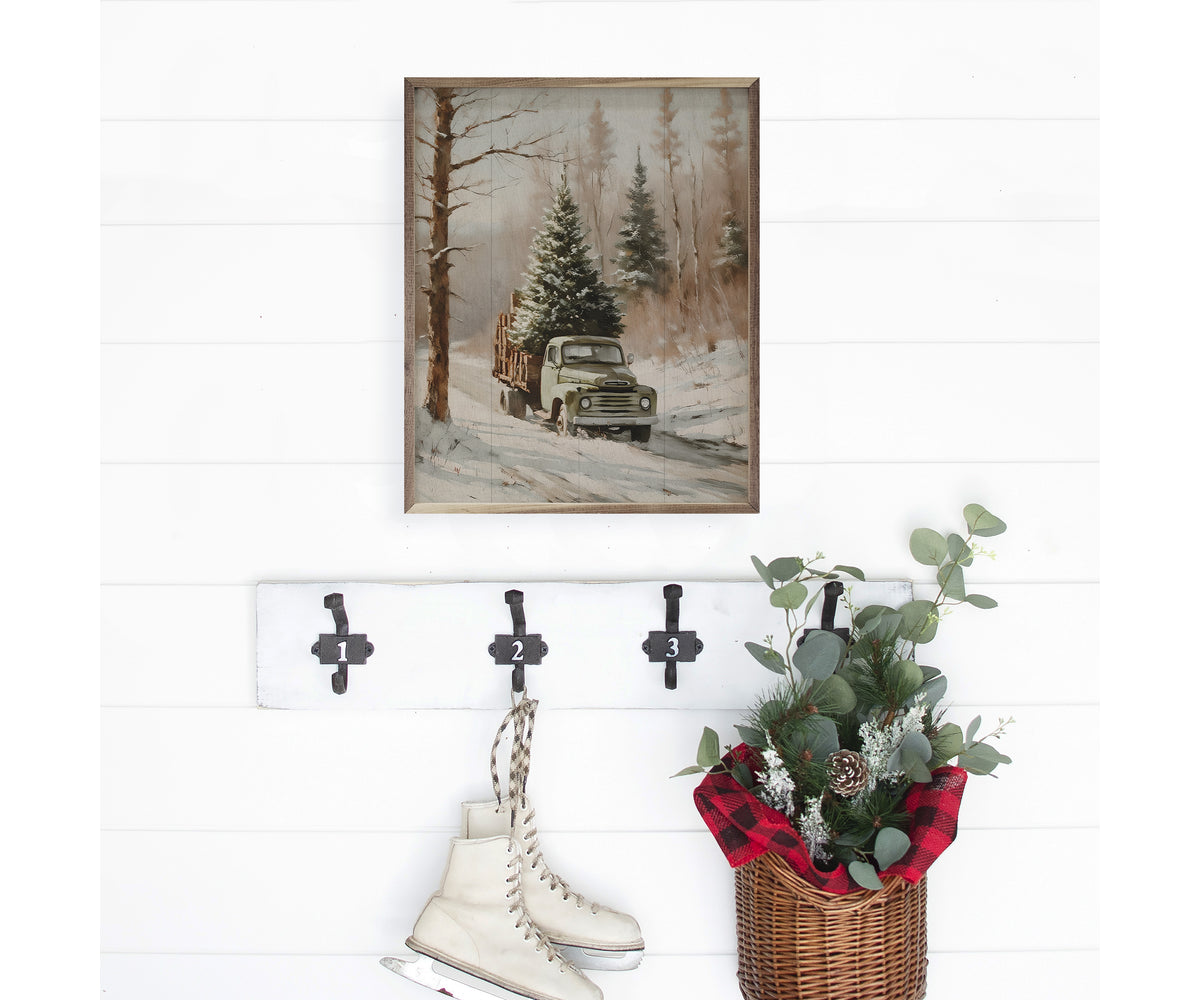 Kendrick Home Christmas Tree Delivery Truck