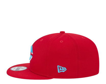 New Era Cincinnati Reds Father's Day 2024 9FIFTY Men's Snapback Hat — Red/Blue