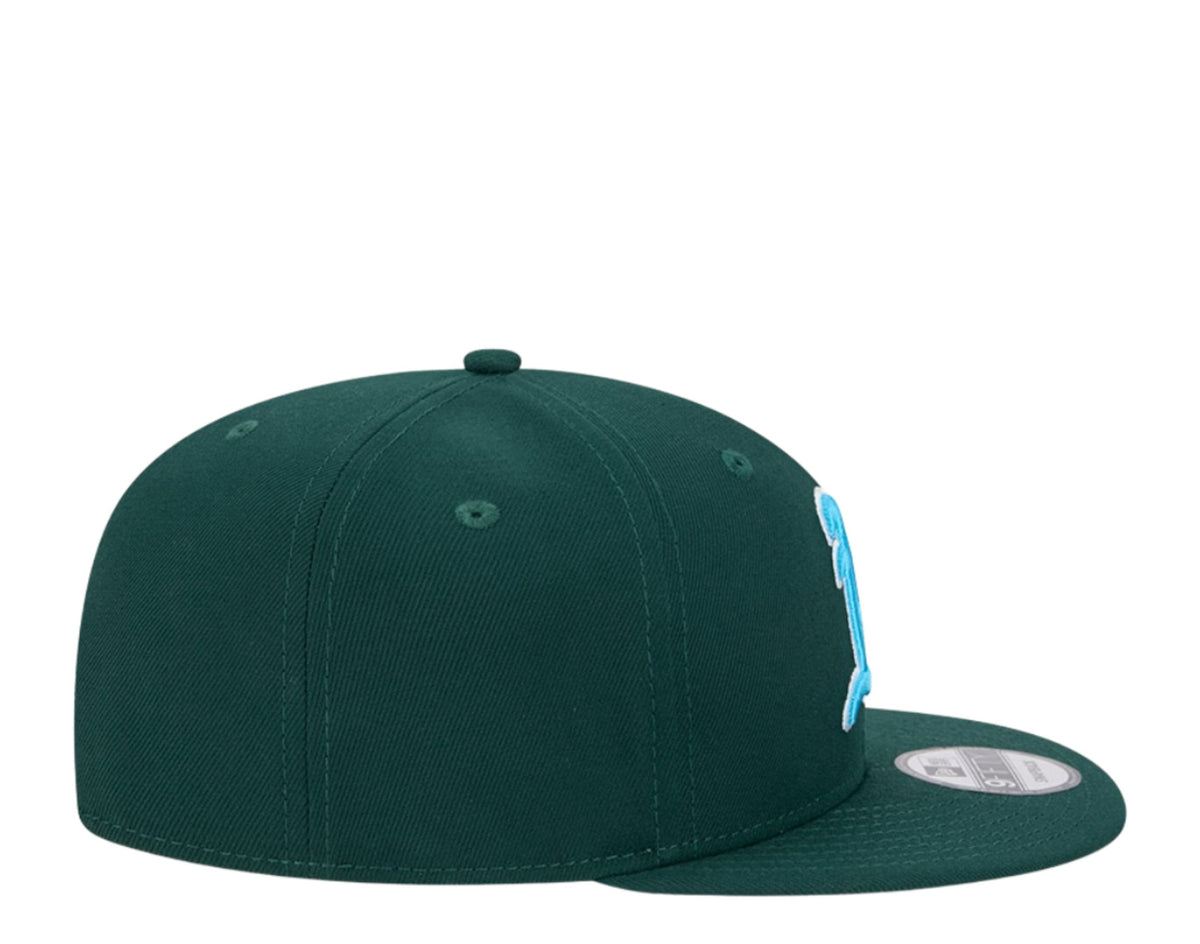 New Era Oakland Athletics Father's Day 2024 9FIFTY Men's Snapback Hat — Green/Blue