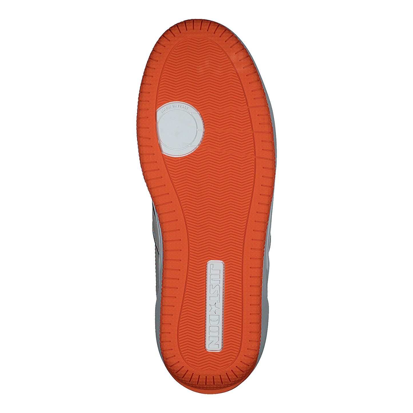 Just Don Men's Tennis Courtside Mid 'White Orange' Sneakers