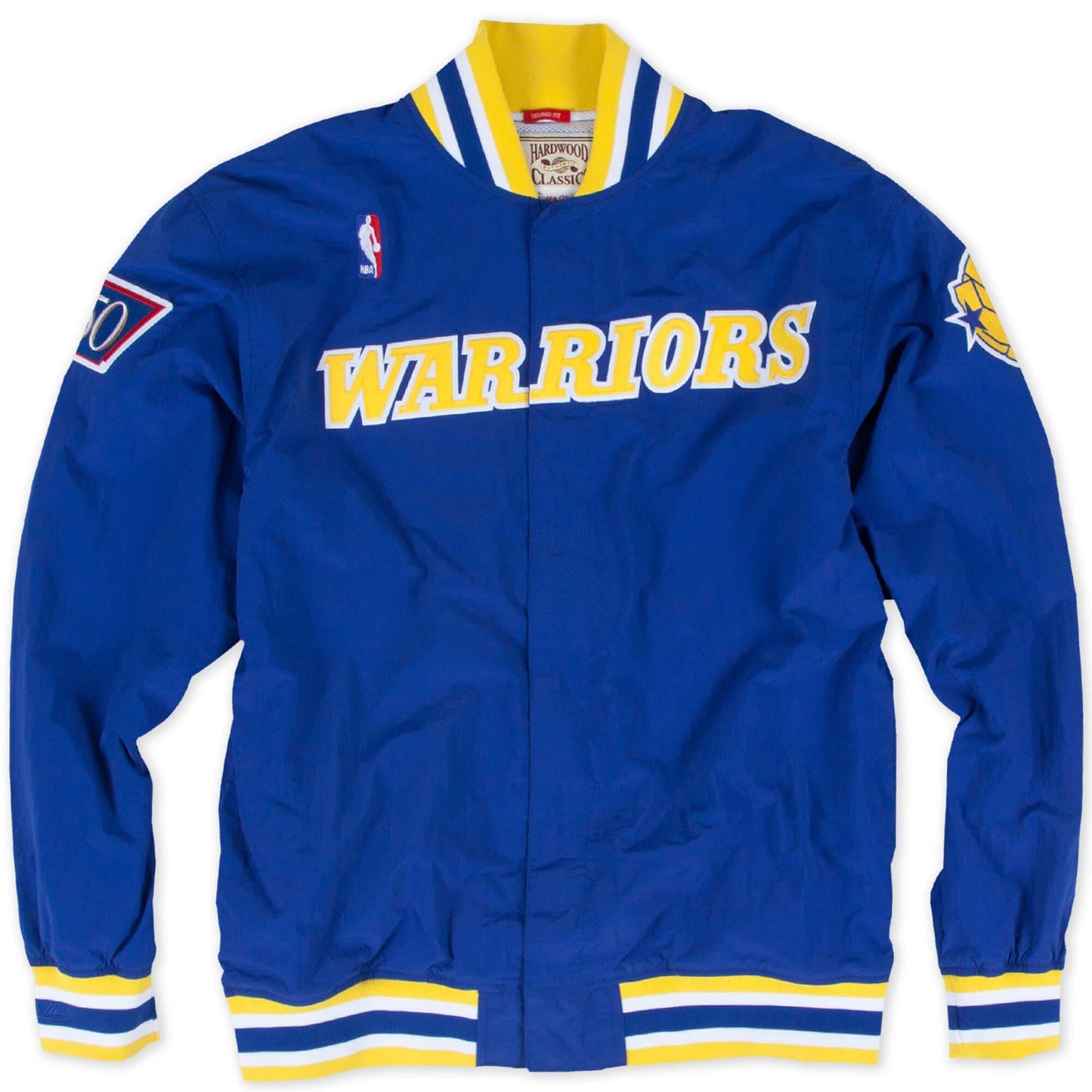 Mitchell & Ness Men's NBA 1996-97 Authentic Away Warm Up Jacket Golden State Warriors