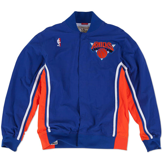 Mitchell & Ness Men's NBA 1992-93 Authentic Warm Up Jacket New York Knicks