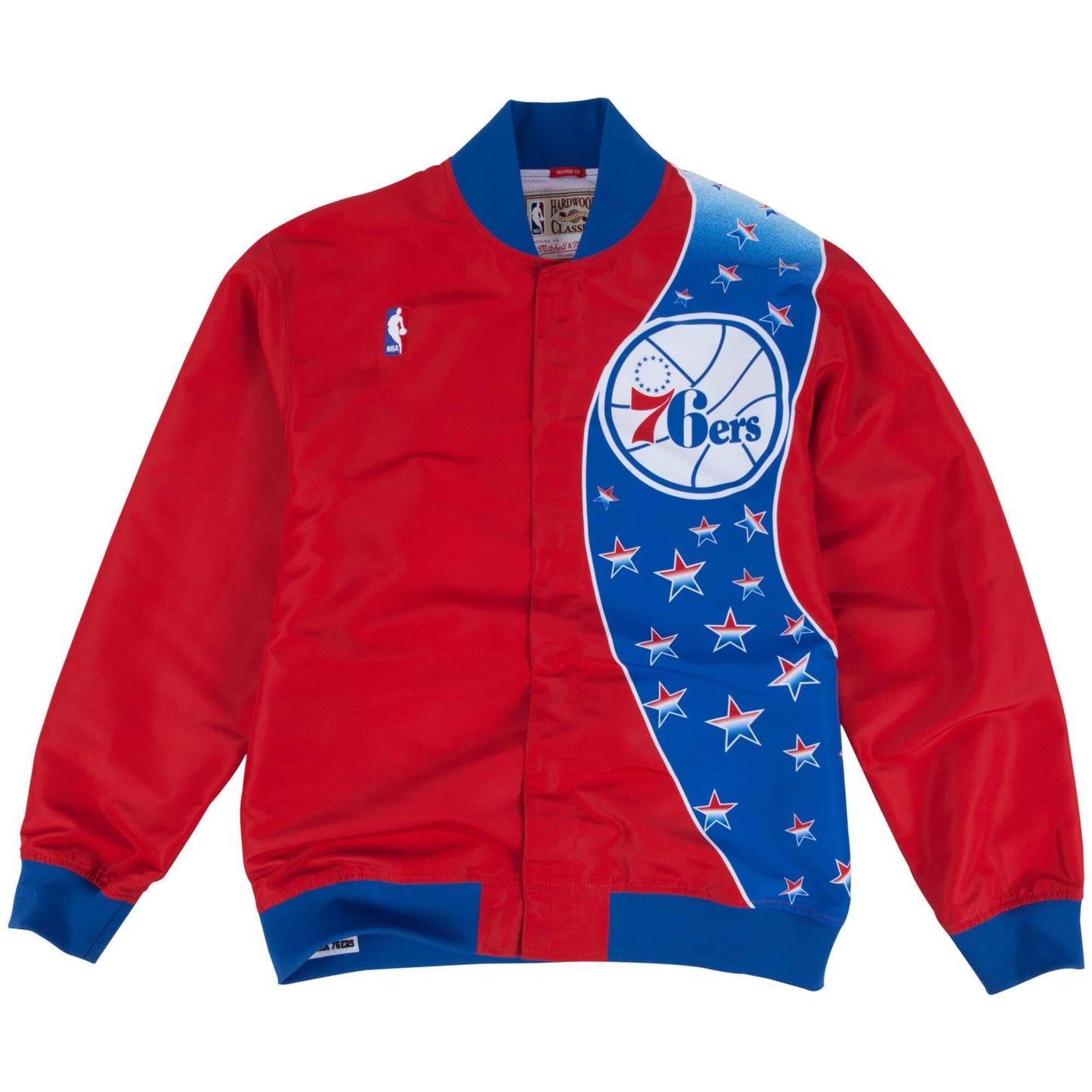 Men's Mitchell & Ness NBA 1993-94 Authentic Warm Up Jacket Philadelphia 76Ers