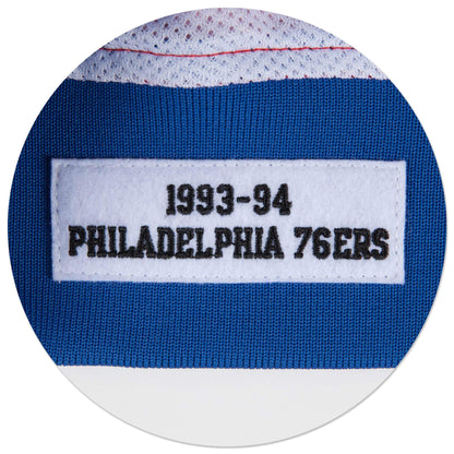 Mitchell & Ness Men's NBA 1993-94 Authentic Warm Up Jacket Philadelphia 76Ers Jackets