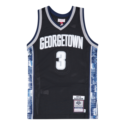 Men's Mitchell & Ness Ncaa Alternate Jersey Georgetown 1995 Allen Iverson