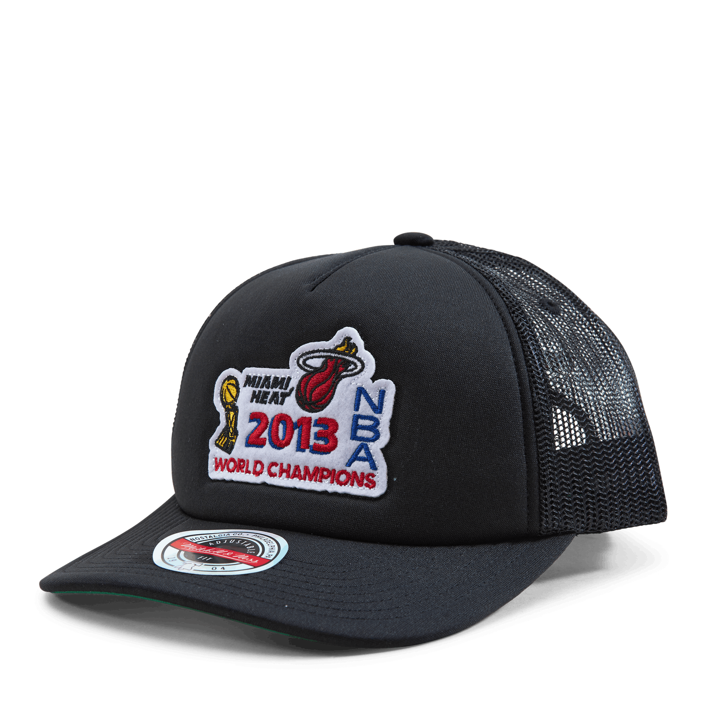 Men's Mitchell & Ness NBA Championship Trucker Heat - Black